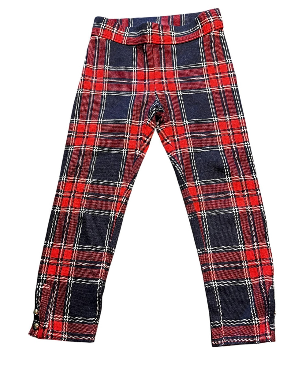 Janie and Jack Plaid Leggings Size 4 New without Tags
